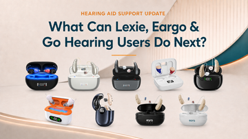 Image of Eara Hearing brand line for Lexie Hearing, Eargo and Go Hearing Hearing Aid Users to upgrade