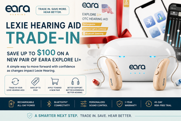 Lexie Hearing Aid Trade-In: Get Up to $100 Off Replacement Hearing Aids
