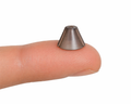 Eara Hearing Premium tulip dome on fingertip