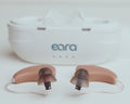 eara hearing aids with extra large power domes on the ends