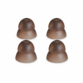 Four Brown Eara Hearing Extra Large Power Domes