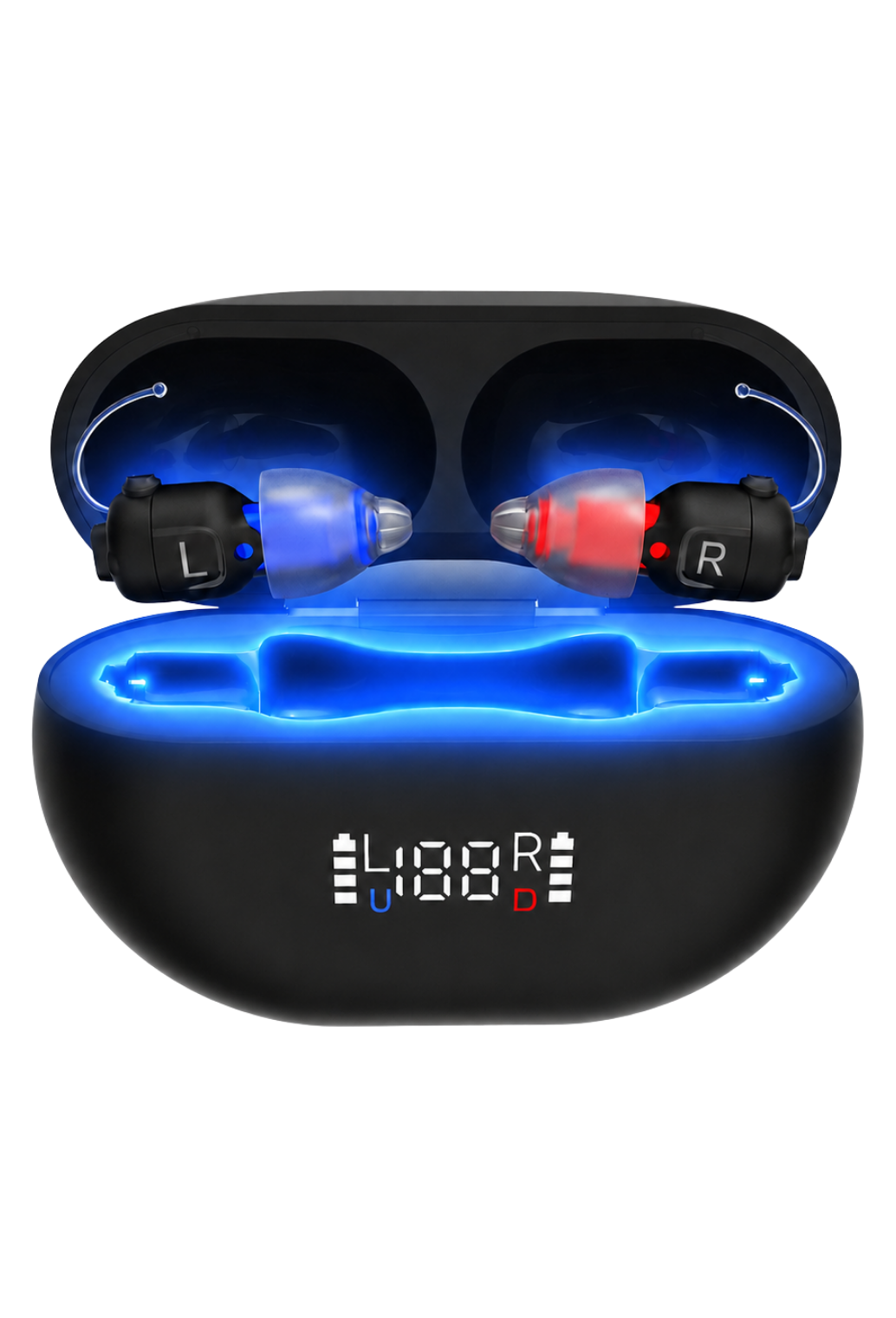 Eara Veil IIC Rechargeable Hearing Aids with no background